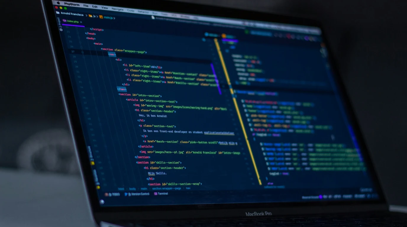 Senior system programmer analyzing compiled low-level assembly instructions and Linux kernel security module trace graphs on multiple monitors