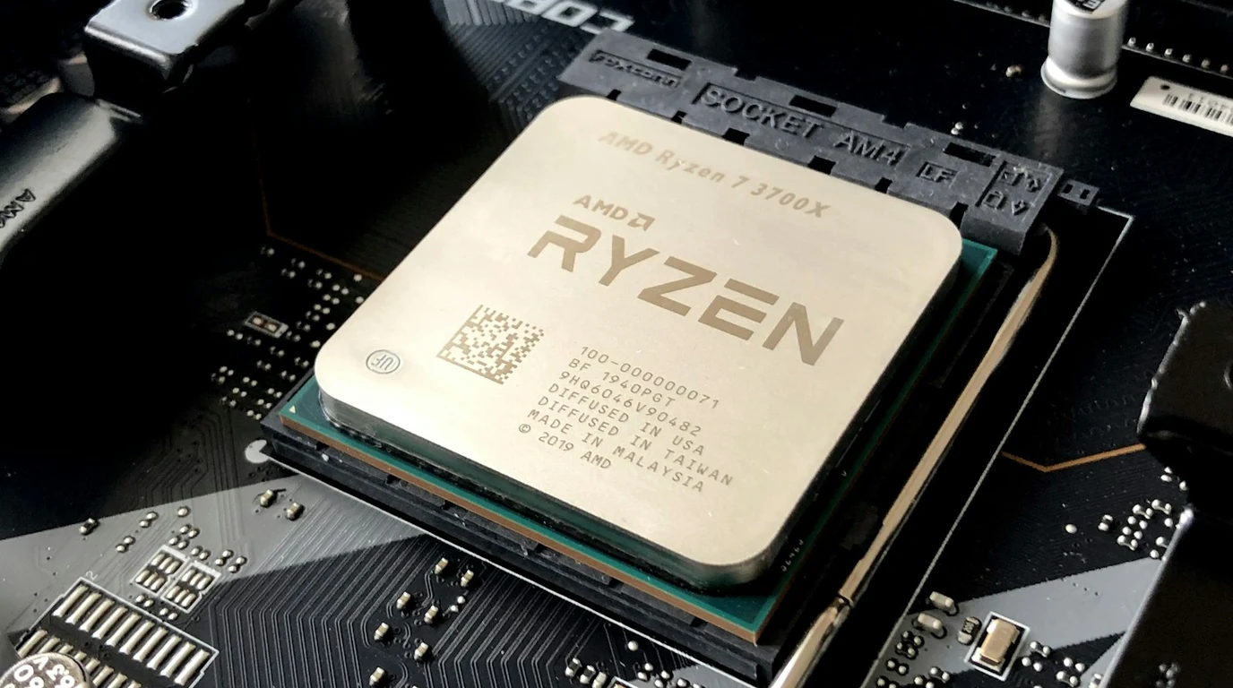 Close-up macro photography of high-performance multi-gigabit network interface card mounted on bare-metal server motherboard